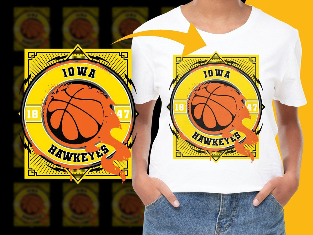 Iowa Hawkeyes NCAA College PNG File - Teepew