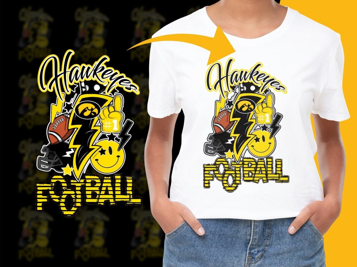 Iowa Hawkeyes NCAA College PNG File - Teepew
