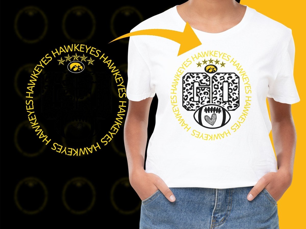 Iowa Hawkeyes NCAA College PNG File - Teepew