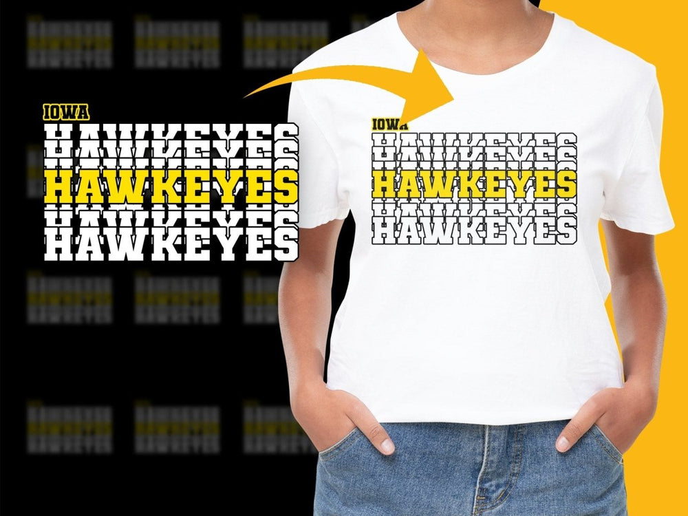 Iowa Hawkeyes NCAA College PNG File - Teepew