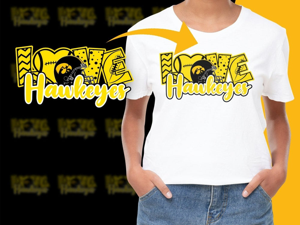 Iowa Hawkeyes NCAA College PNG File - Teepew
