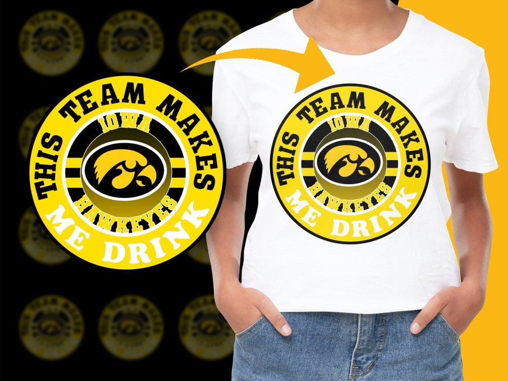 Iowa Hawkeyesw NCAA College PNG File - Teepew