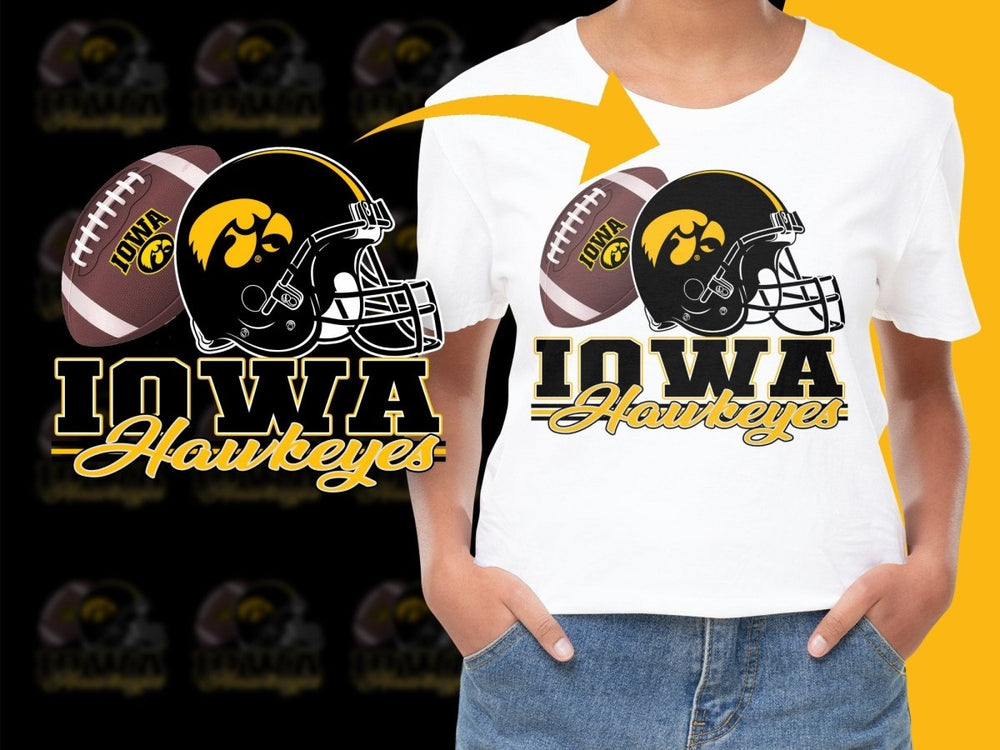 Iowa NCAA College PNG File - Teepew