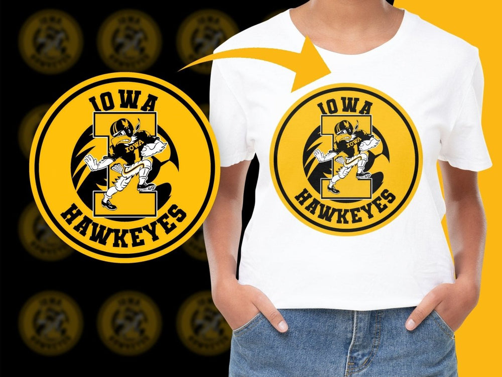 Iowa NCAA College PNG File - Teepew