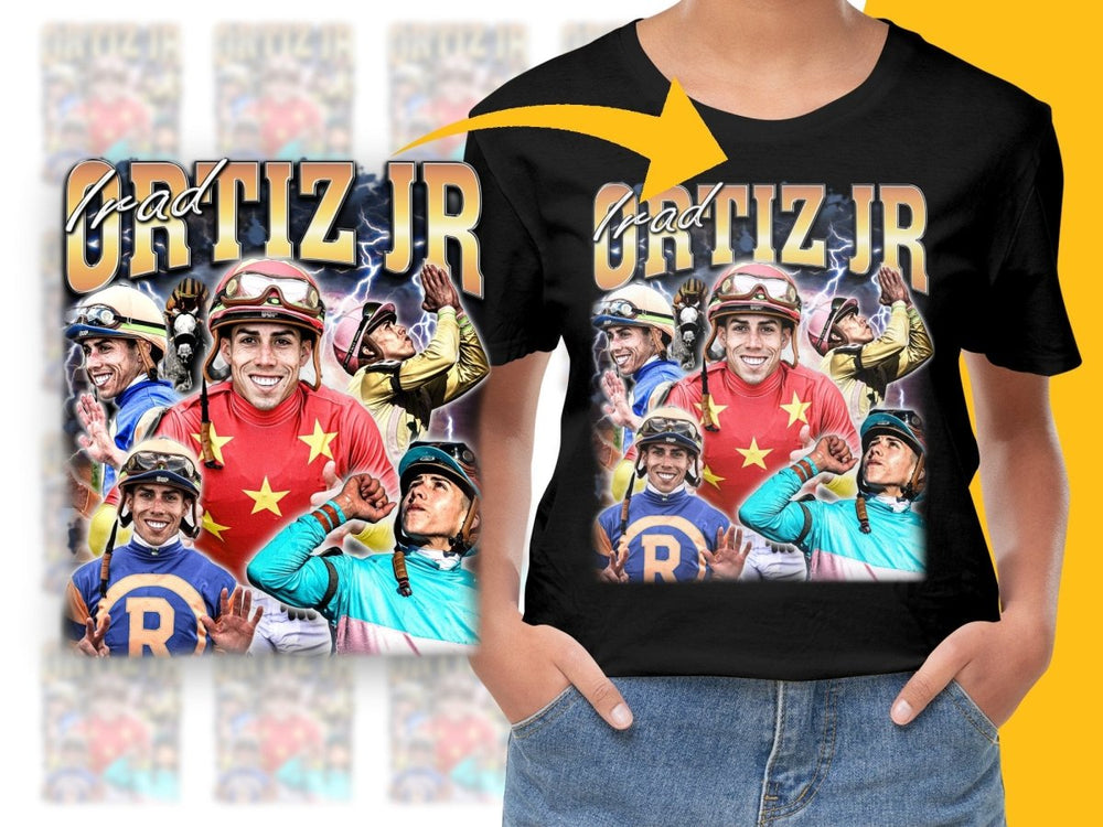 Irad Ortiz JR Bootleg Graphic Design PNG File - Teepew