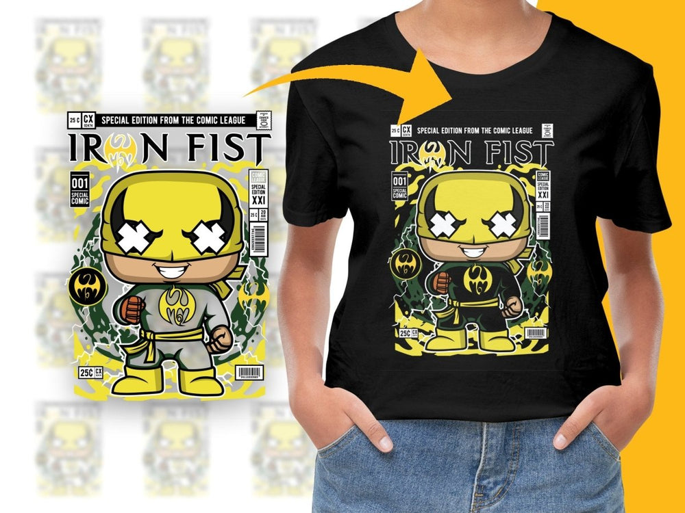 Iron Fist Popculture PNG File - Teepew