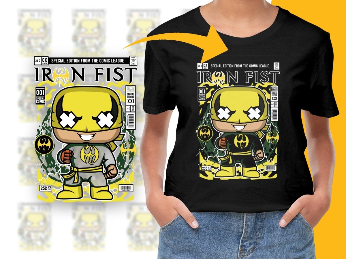 Iron Fist Popculture PNG File - Teepew