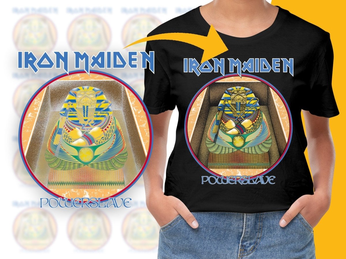 Iron Maiden Powerslave Album Artwork PNG File - Teepew