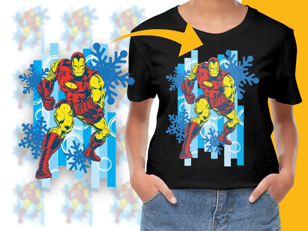 Iron Man Christmas Festive Design PNG File - Teepew