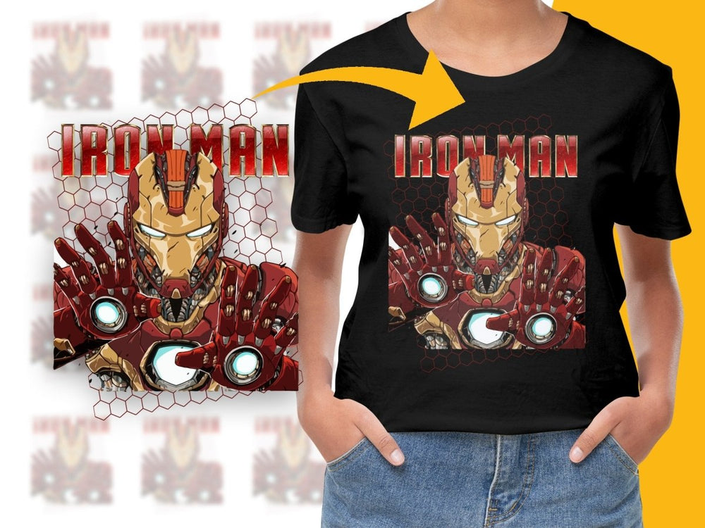 Iron Man Design PNG File Exclusive Collection for Fans - Teepew