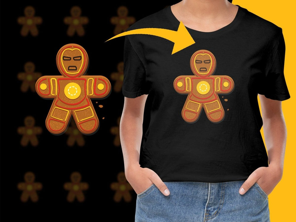 Iron Man Gingerbread Cookie Graphic PNG File - Teepew