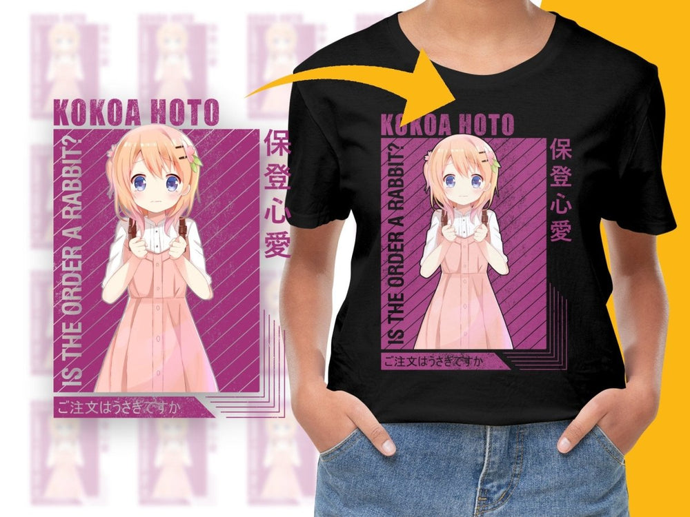 Is the Order a Rabbit Kokoa Hoto PNG Digital - Teepew
