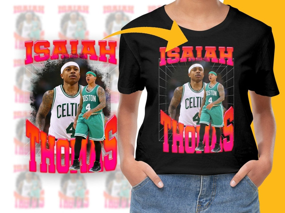 Isaiah Thomas Basketball Player Boston Celtics Bootleg PNG File - Teepew