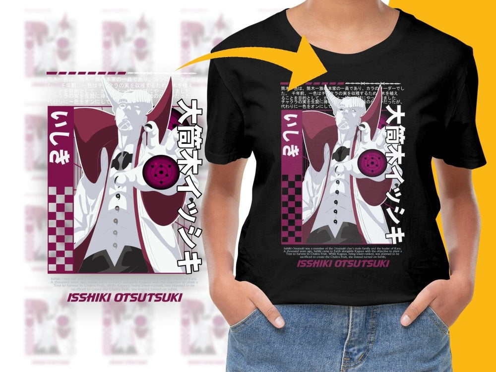 Isshiki Otsutsuki Anime Art Design Graphic PNG File - Teepew
