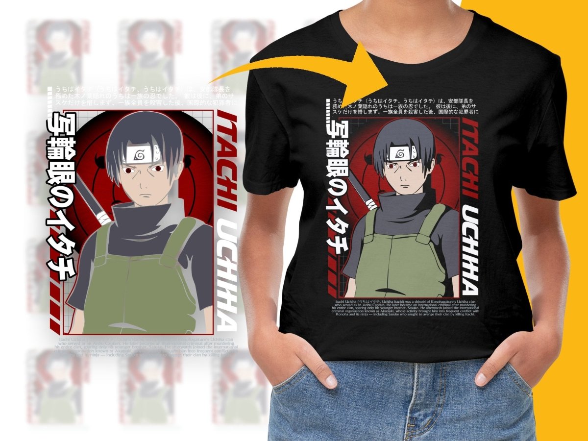 Itachi Uchiha Graphic Design Anime PNG File - Teepew