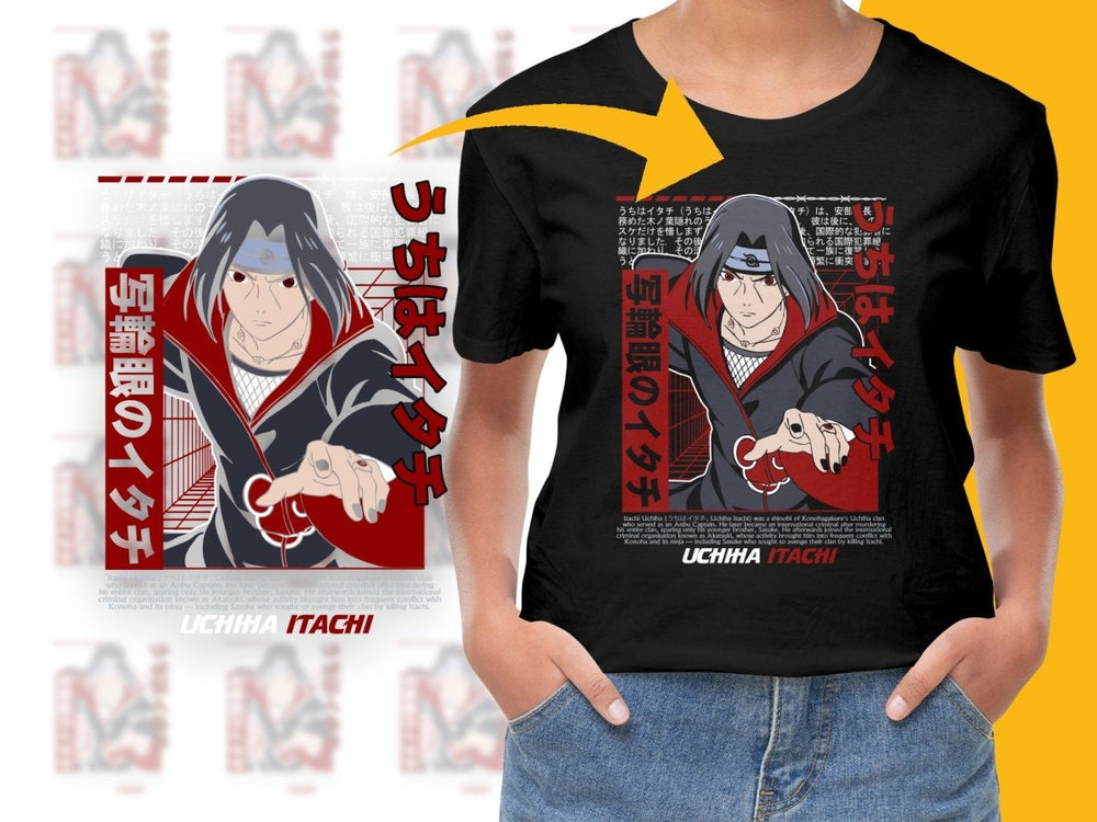 Itachi Uchiha Mangekyou Sharingan Cool Design PNG File - Teepew