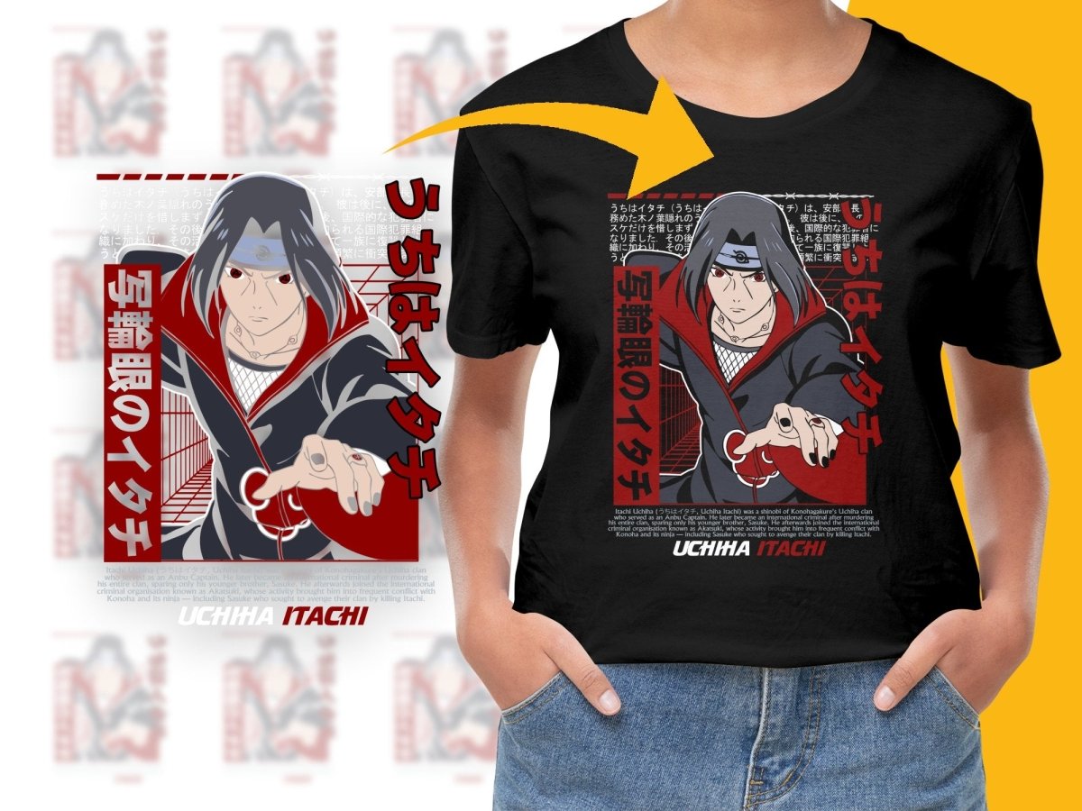Itachi Uchiha Mangekyou Sharingan Cool Design PNG File - Teepew