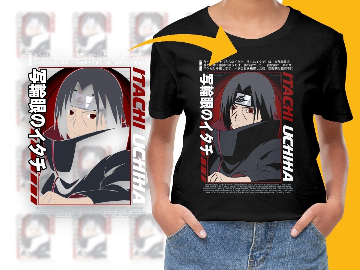 Itachi Uchiha Naruto Anime Character Graphic PNG File - Teepew