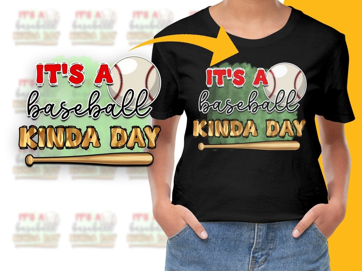 It's A Baseball Kinda Day Baseball Graphic PNG File - Teepew
