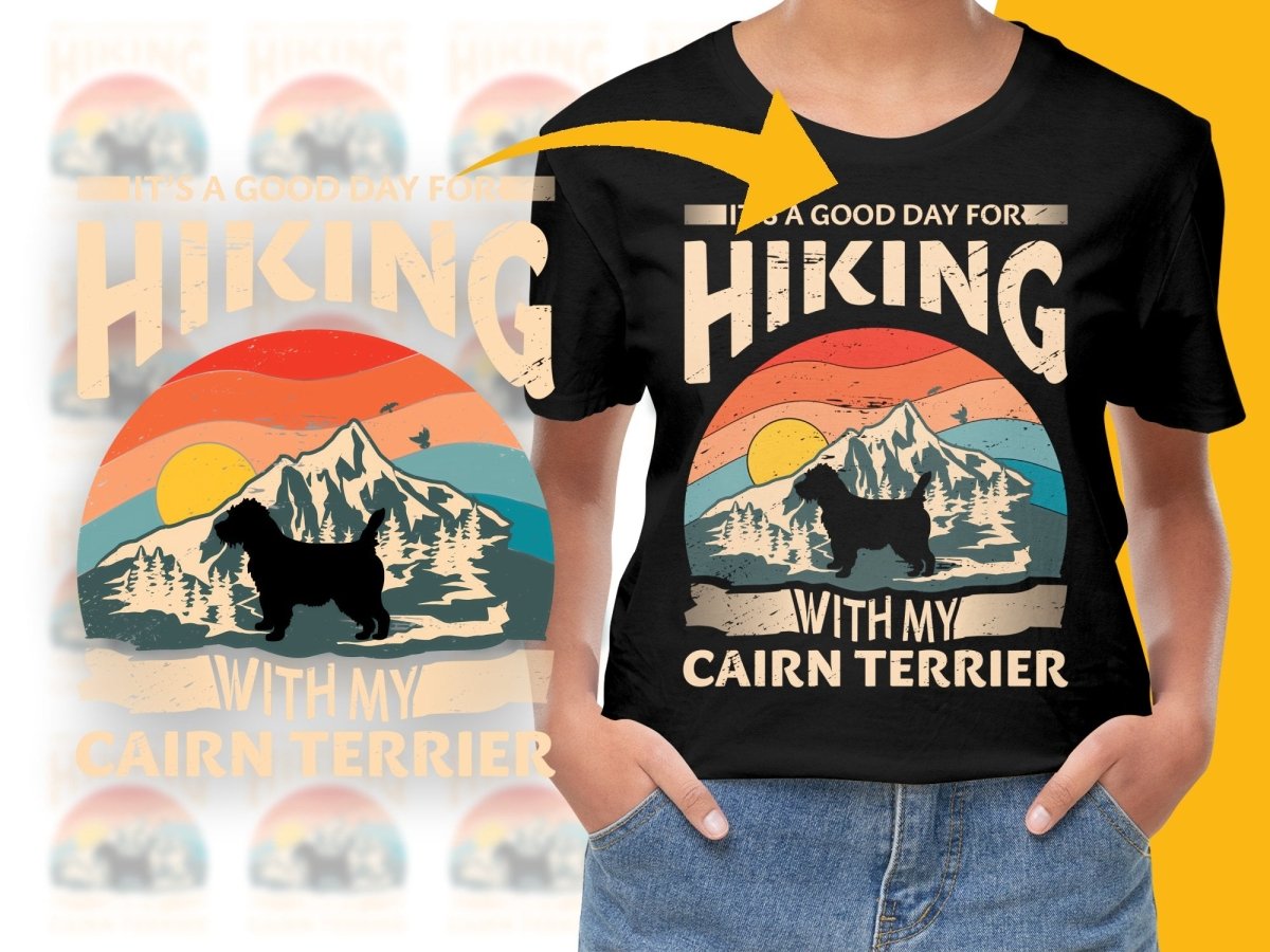 It's a Good Day for Hiking With My Cairn Terrier PNG File - Teepew