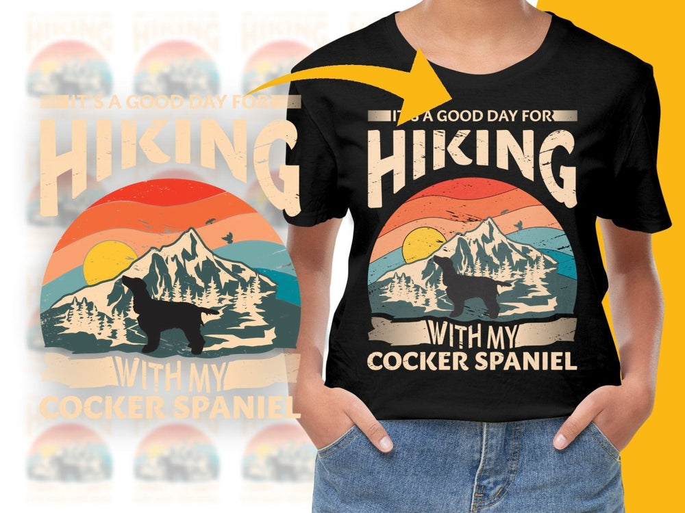 It's a Good Day for Hiking With My Cocker Spaniel PNG File - Teepew