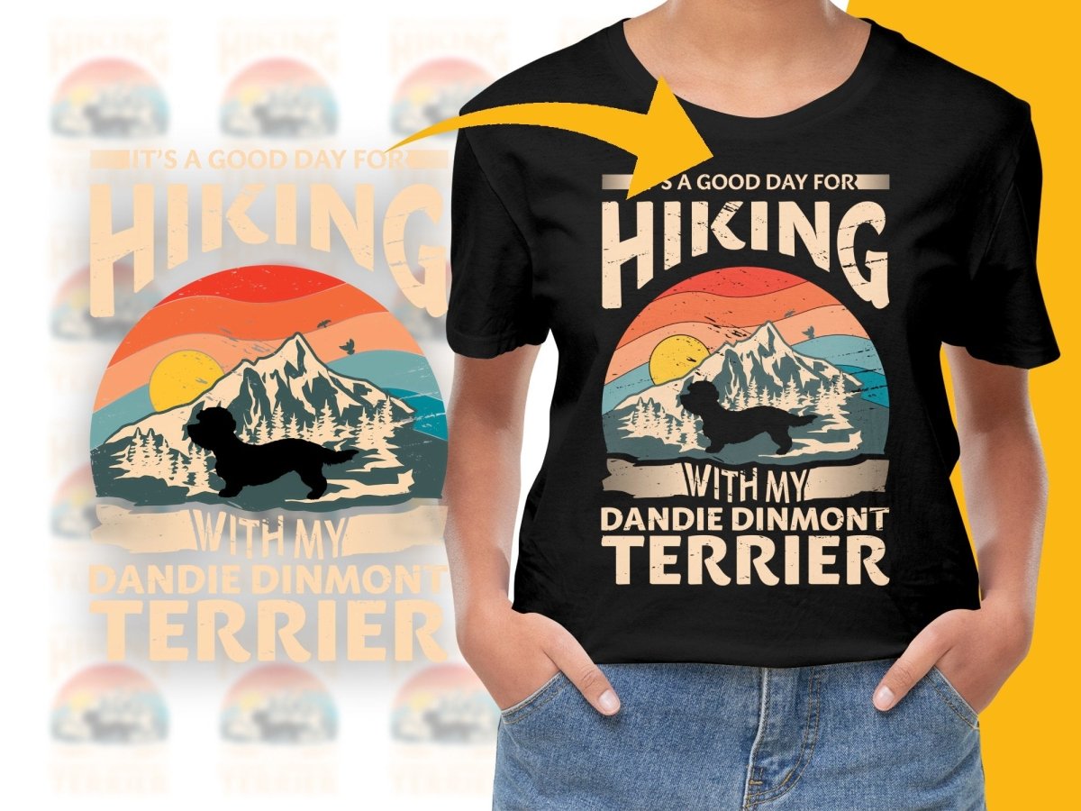 It's a Good Day for Hiking with My Dandie Dinmont Terrier PNG File - Teepew