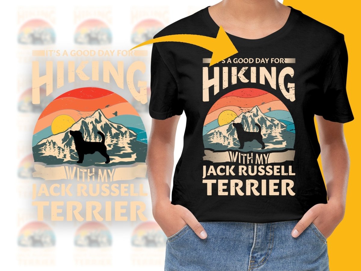 It's A Good Day For Hiking With My Jack Russell Terrier PNG File - Teepew
