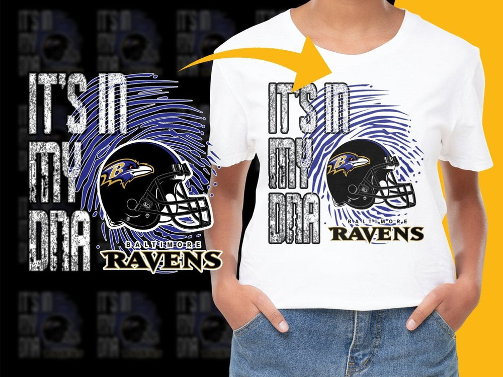 It's In My DNA Baltimore Ravens PNG File - Teepew