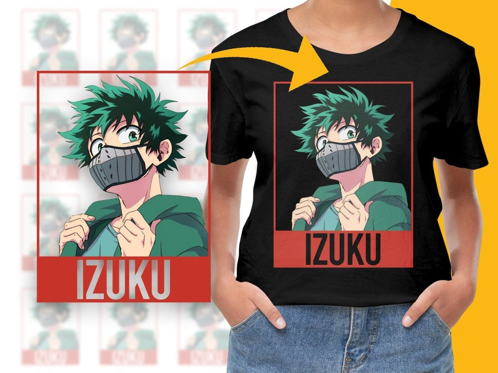 Izuku Anime Character PNG File Digital - Teepew