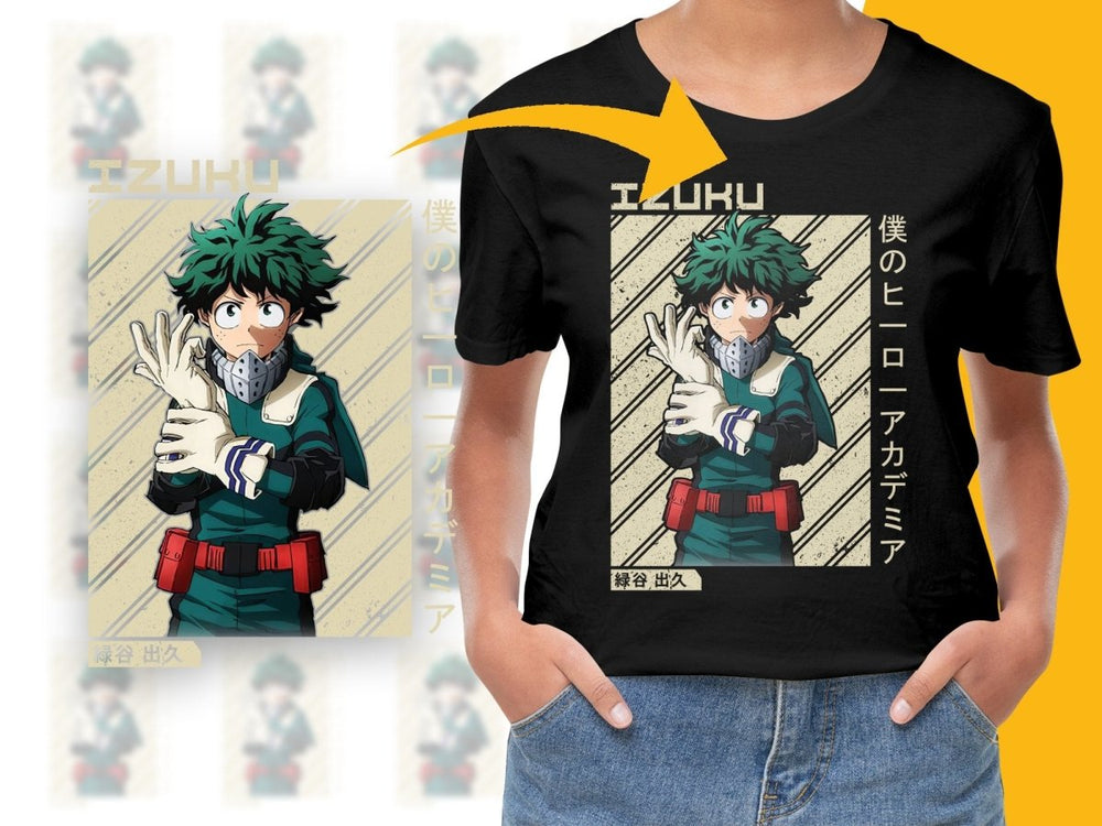 Izuku Character Digital Download 300 DPI PNG - Teepew