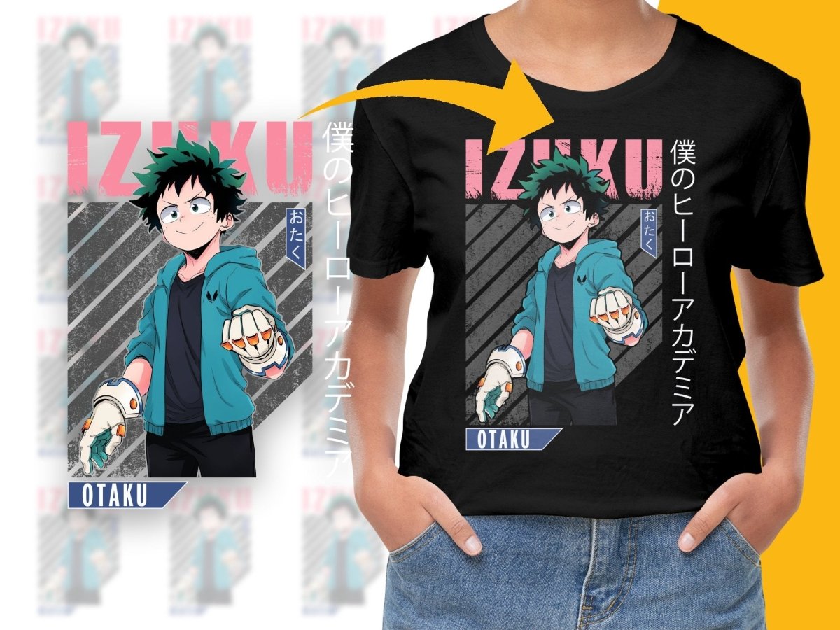 Izuku Character PNG File Digital - Teepew