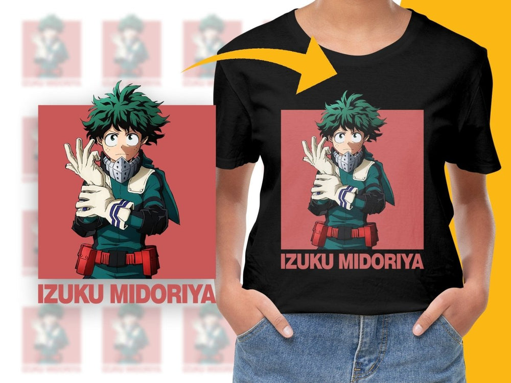 Izuku Midoriya Anime Character PNG Digital Download - Teepew
