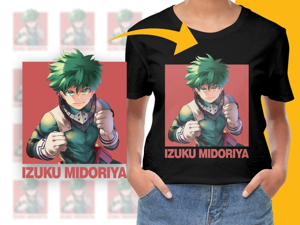 Izuku Midoriya Anime Character PNG Digital Download - Teepew