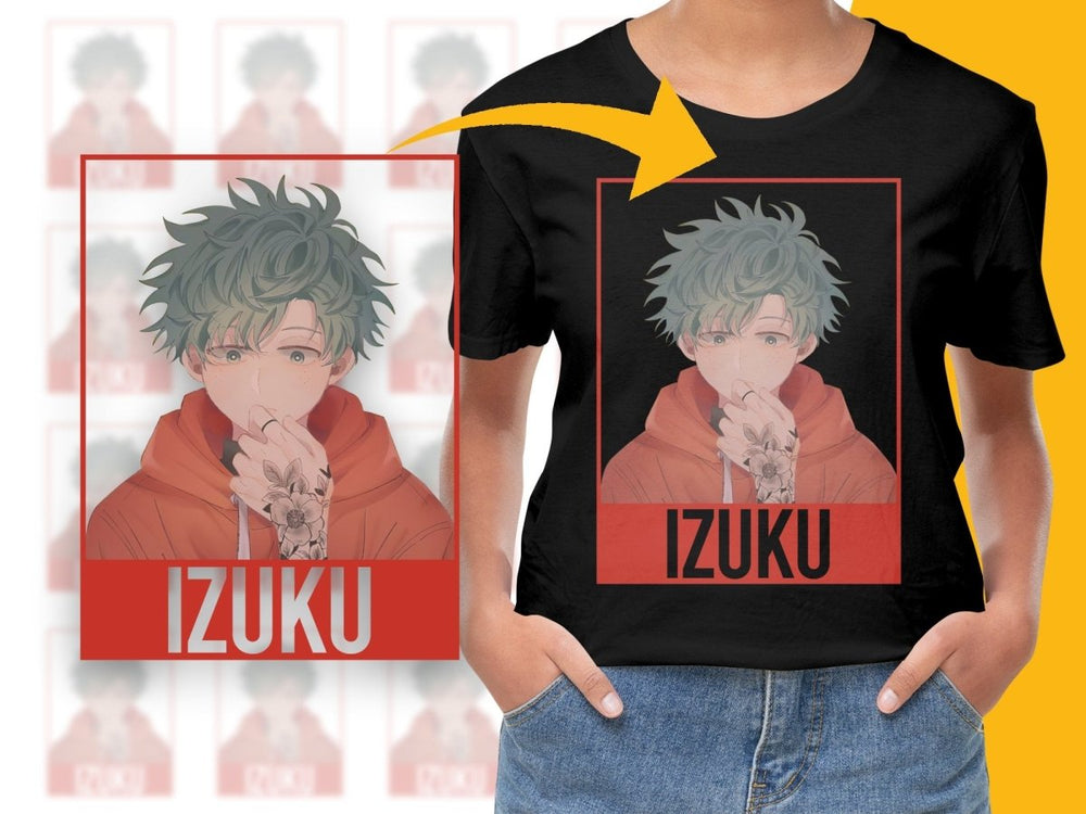 Izuku Midoriya Anime Character PNG Digital Download - Teepew