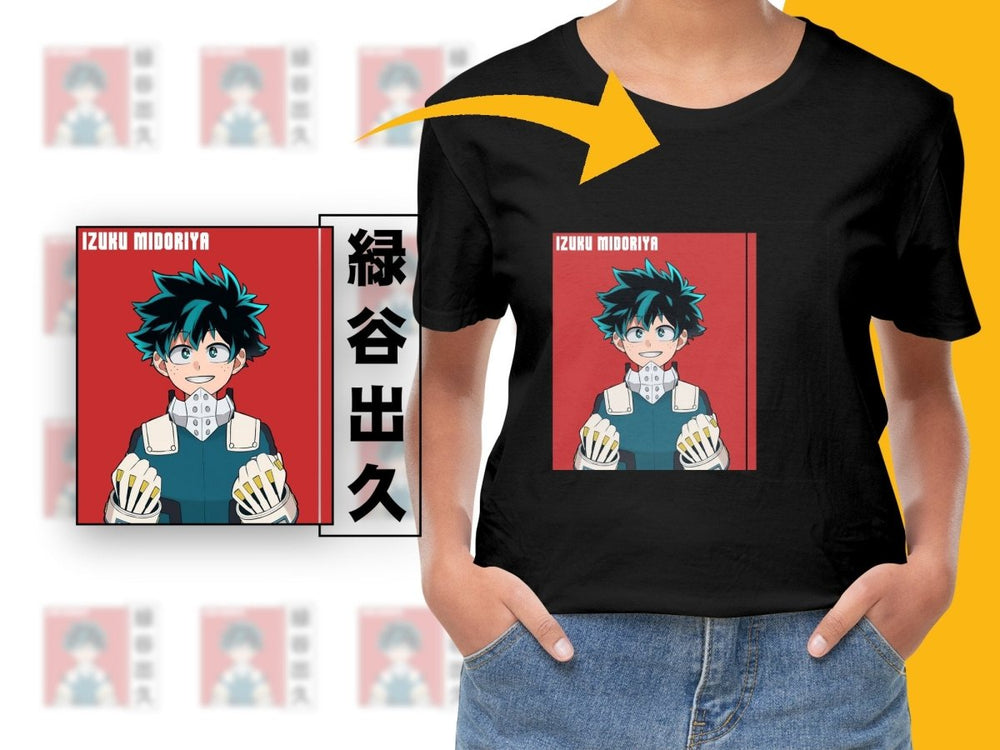 Izuku Midoriya Anime Character PNG File - Teepew