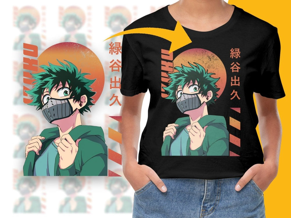 Izuku Midoriya Digital Character Art PNG Download - Teepew