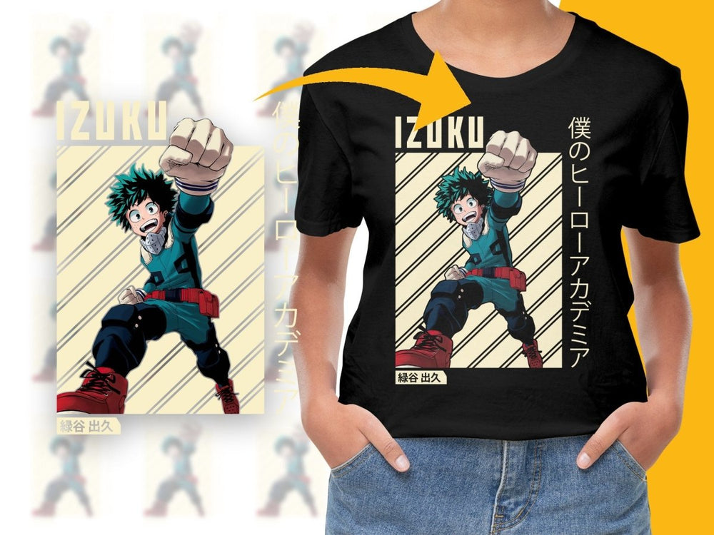 Izuku Midoriya PNG File Anime Character Digital - Teepew