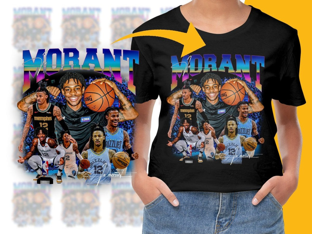 Ja Morant Bootleg Graphic PNG File - Teepew