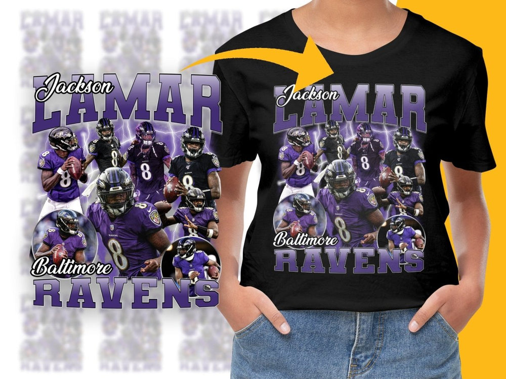 Jackson Lamar Baltimore Ravens PNG File - Teepew