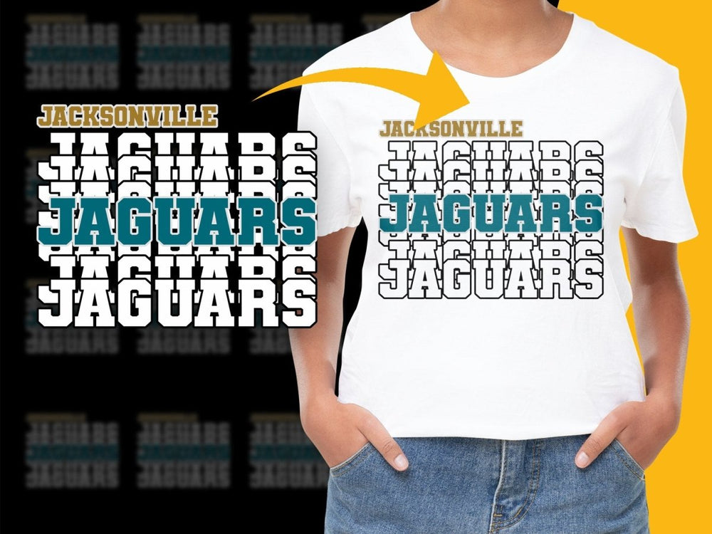 Jacksonville Jaguars Enthusiast Heavy Print PNG File - Teepew