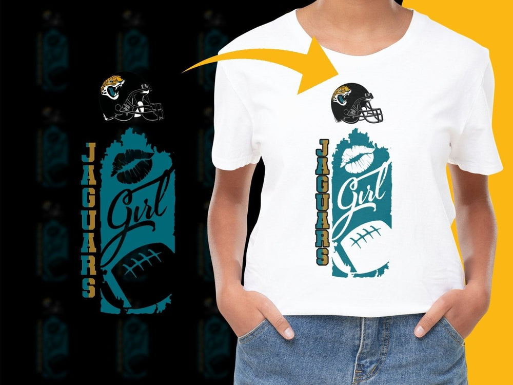 Jacksonville Jaguars Girl PNG File - Teepew