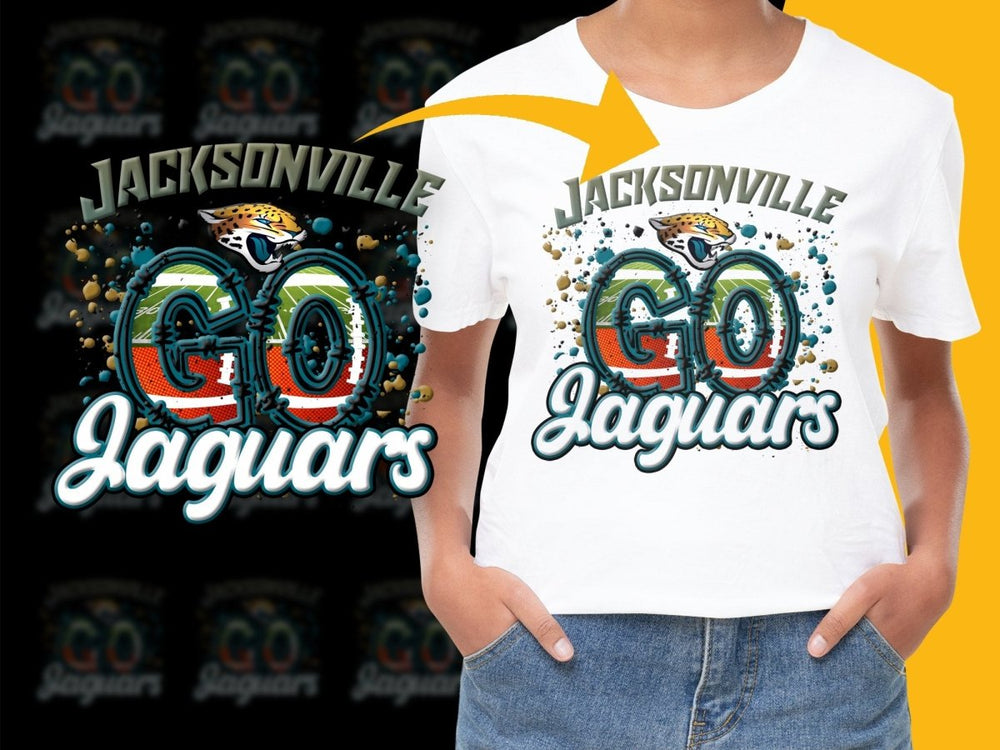 Jacksonville Jaguars GO Jaguars PNG File - Teepew