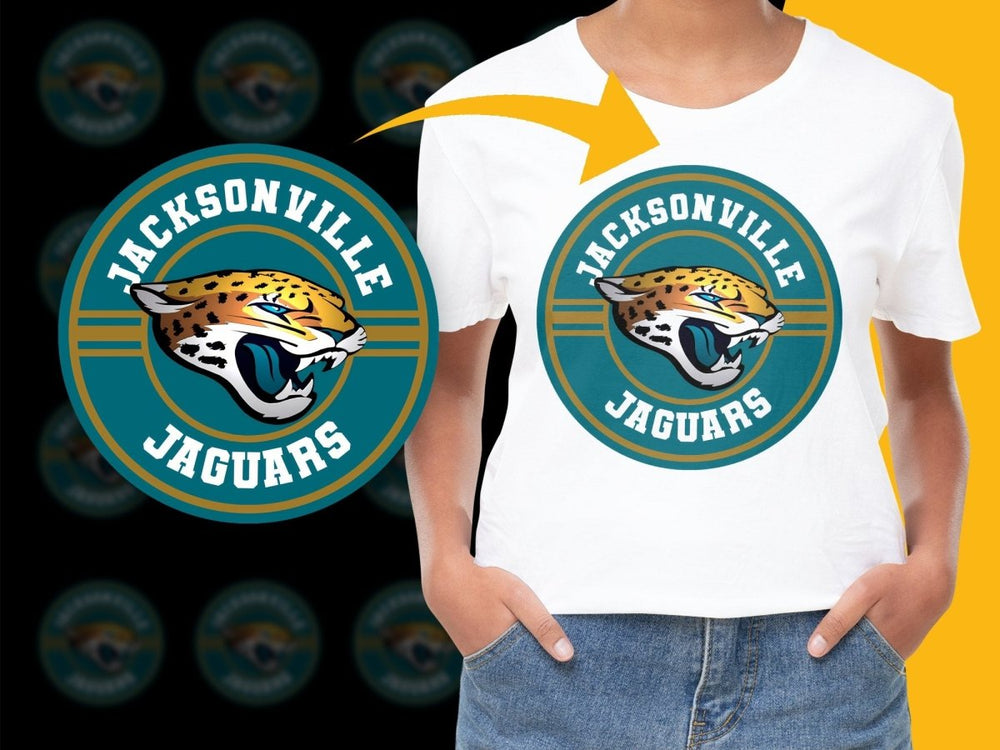 Jacksonville Jaguars Logo Printed Casual PNG File - Teepew