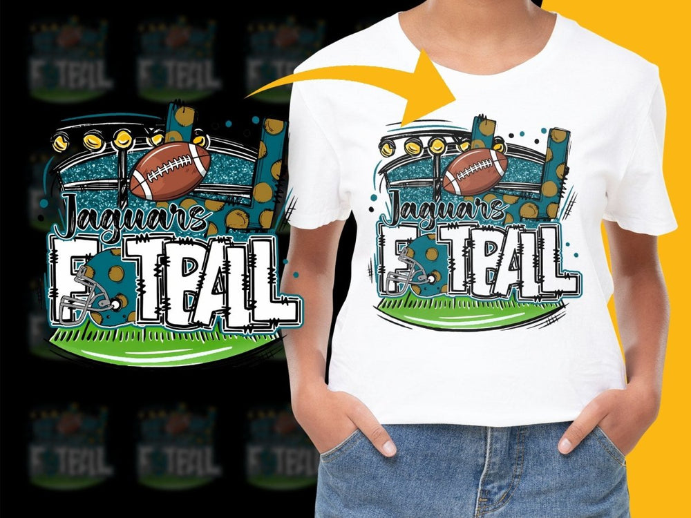 Jaguars Football Graphic Apparel Design PNG File - Teepew