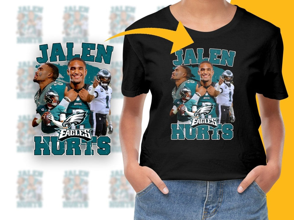 Jalen Hurts Eagles PNG File - Teepew
