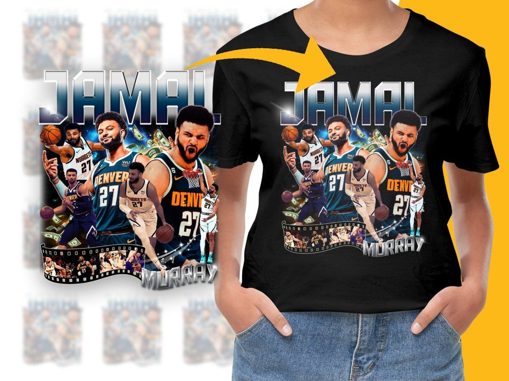 Jamal Murray Basketball Legend Bootleg PNG File - Teepew