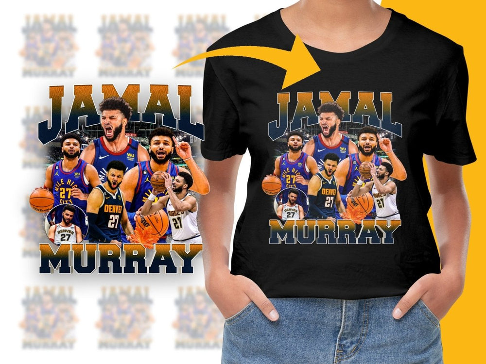 Jamal Murray Denver Nuggets Bootleg PNG File - Teepew