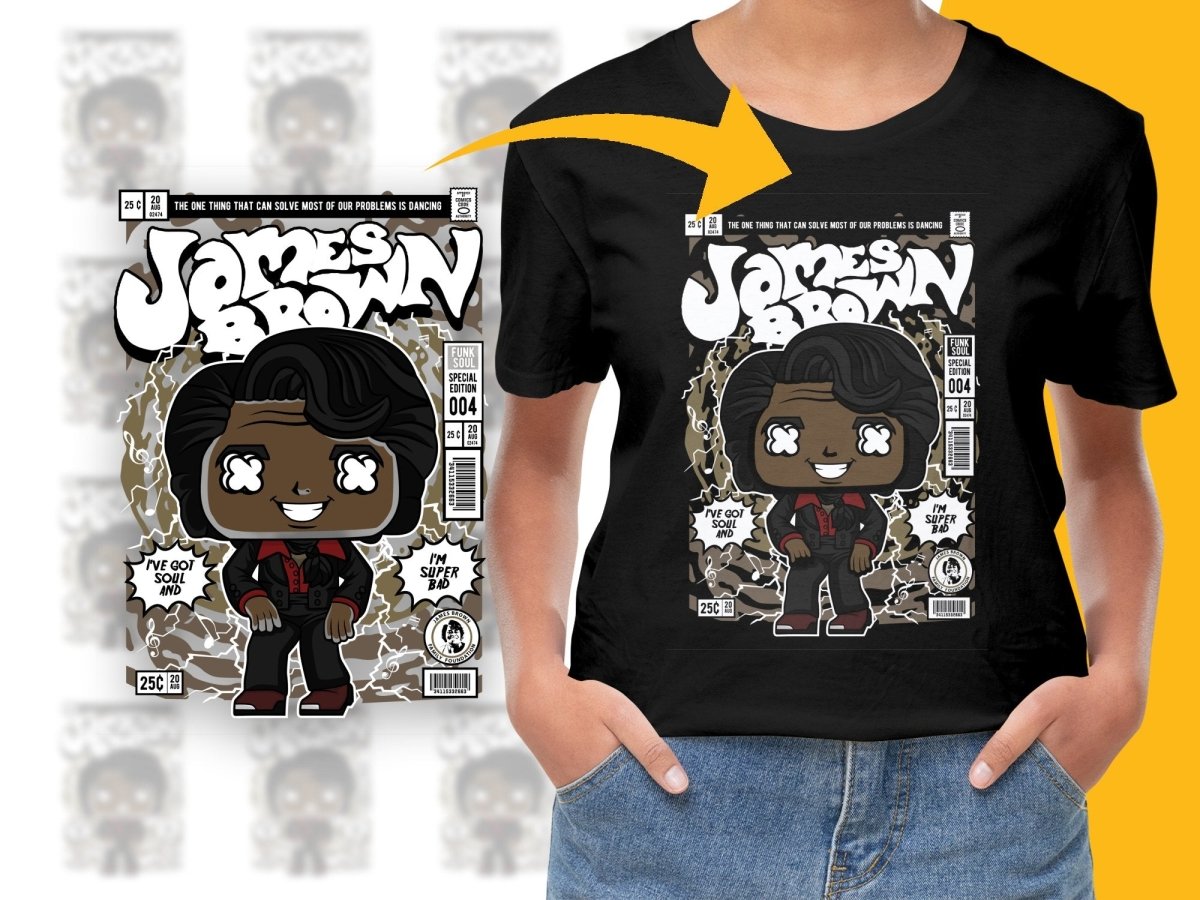James Brown Popculture PNG File - Teepew