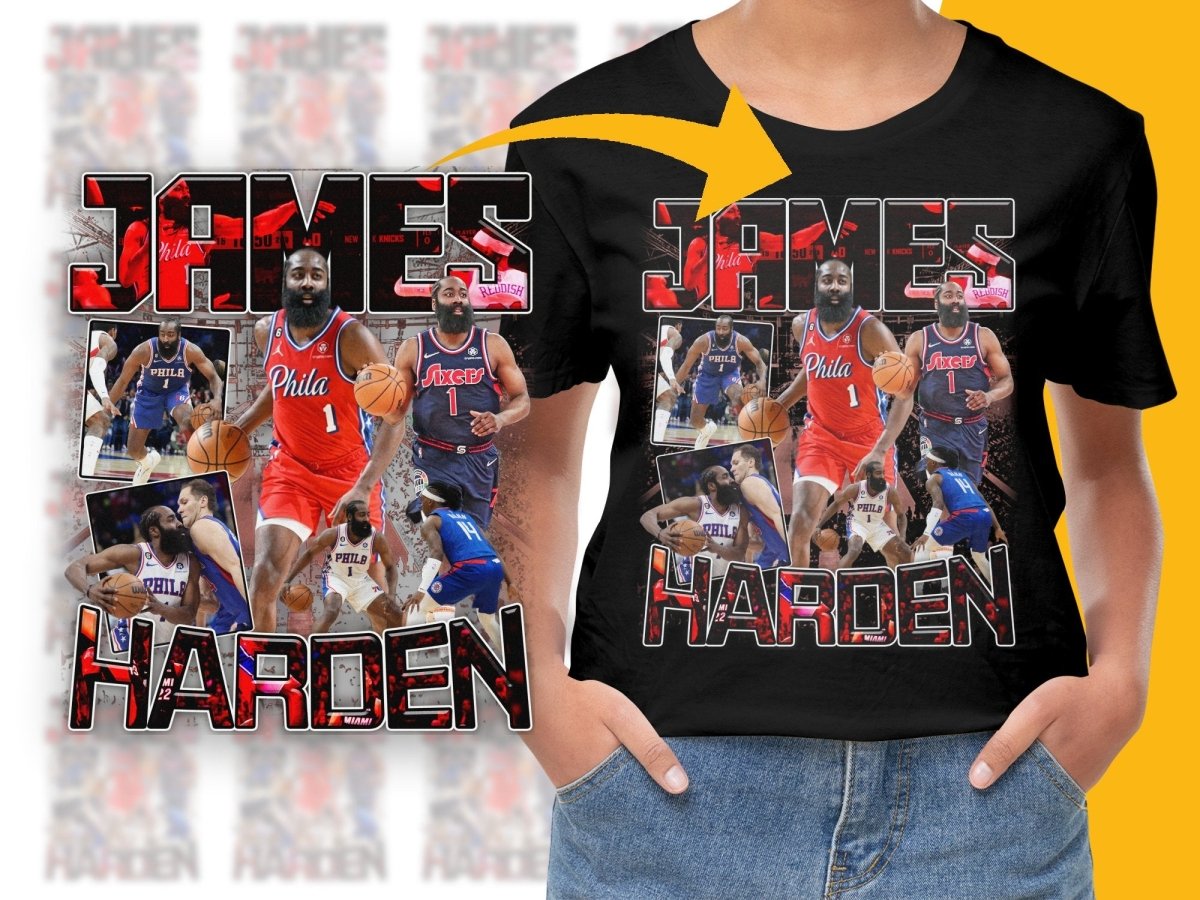 James Harden Miami Bootleg Collage PNG File - Teepew