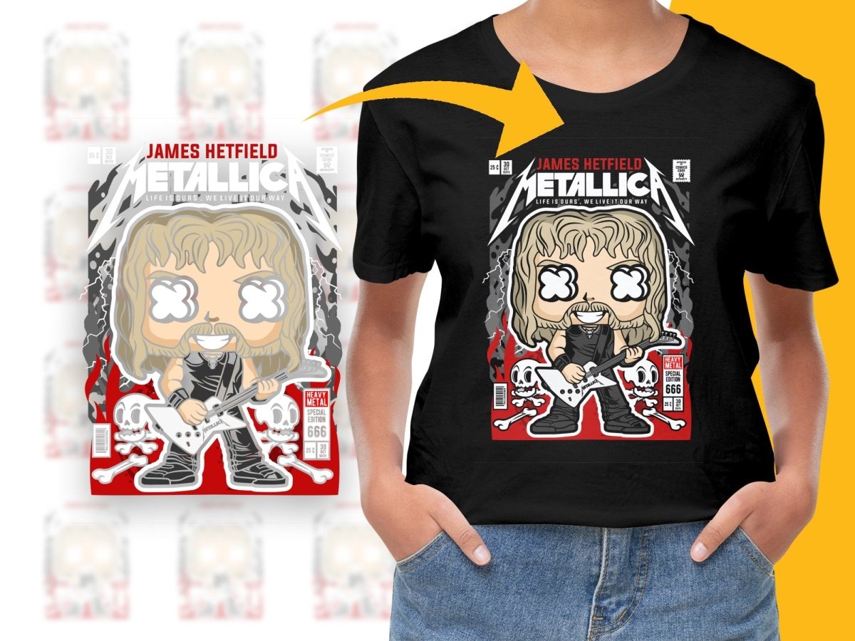 James Hetfield Metallica Popculture PNG File - Teepew